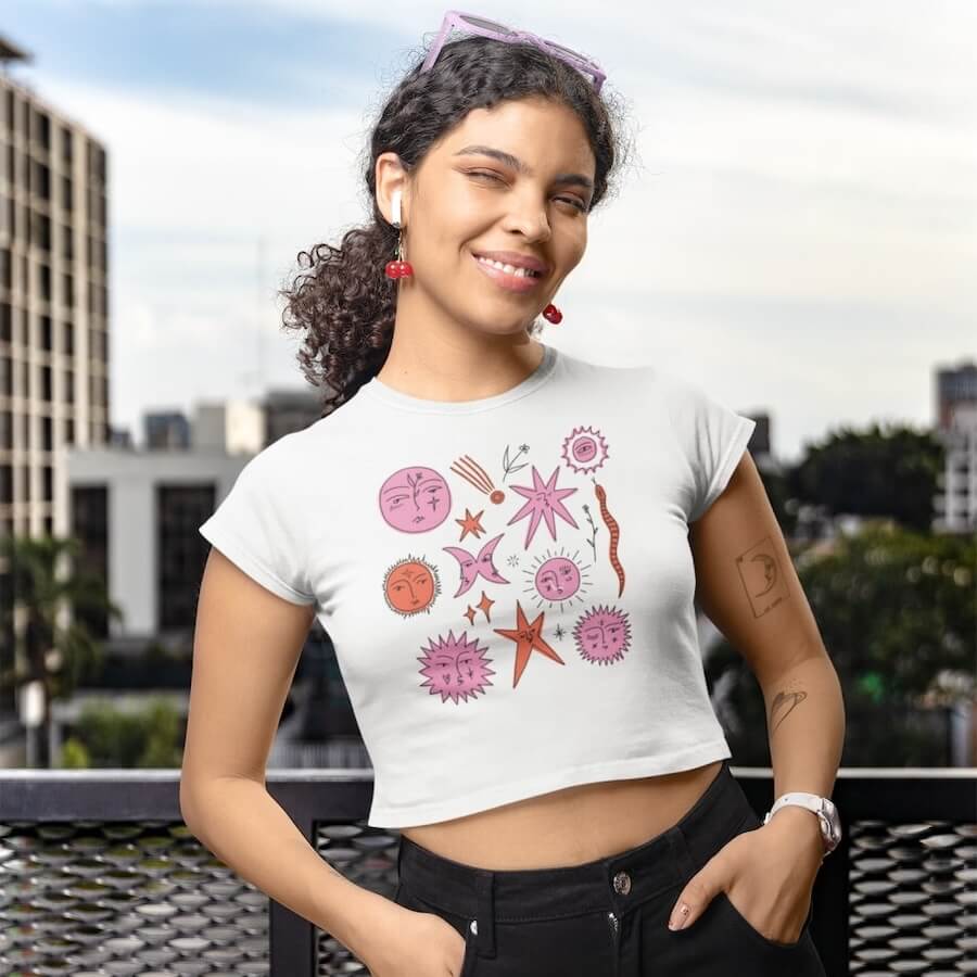 Crop Top Printing
