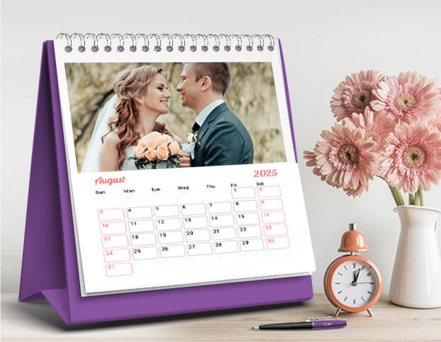 Photo Desk Calendar Printing
