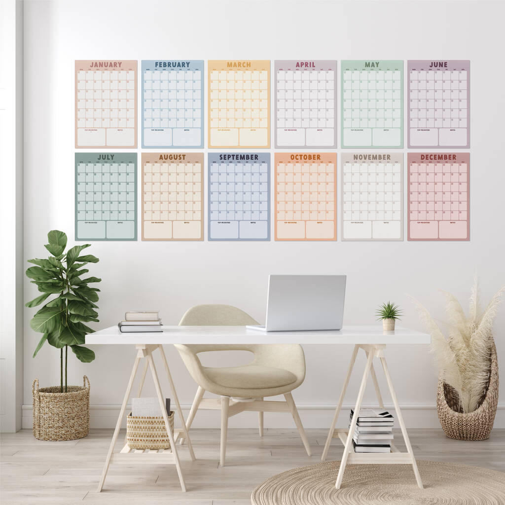Wall Planner Printing